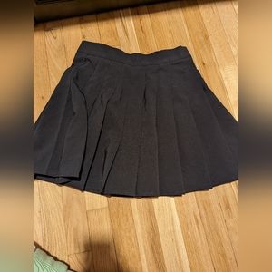 Nasty Gal black pleated skirt (size 8)